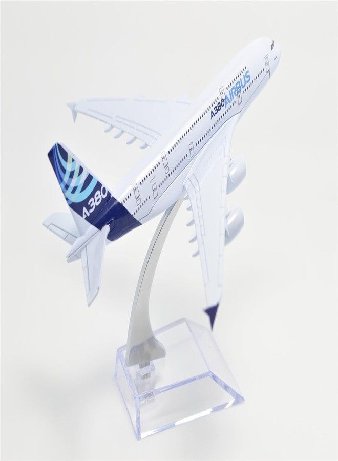 HOUSE HATCH Diecast Aeroplane Scale Model, Aircraft Model Airline, Metal Aircraft, Only for Display Size -16 Cm Multicolor (Airbus A380) - Image 1